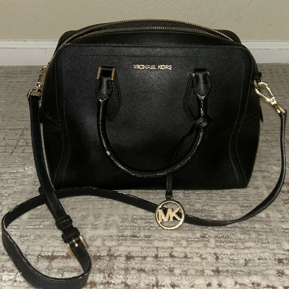 Black Michael Kors sling bag